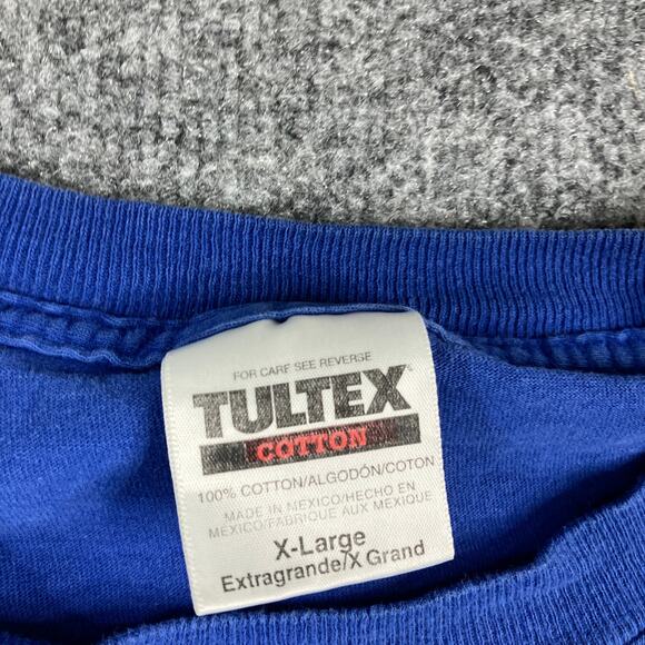 Tommy Hilfiger T-Shirt Mens Size XL Blue Embroidered Logo Active Sportswear Tee - Picture 5 of 10